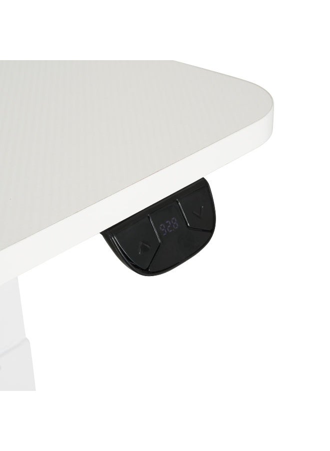 Odie Gaming Desk With Electric Height Adjustable - White