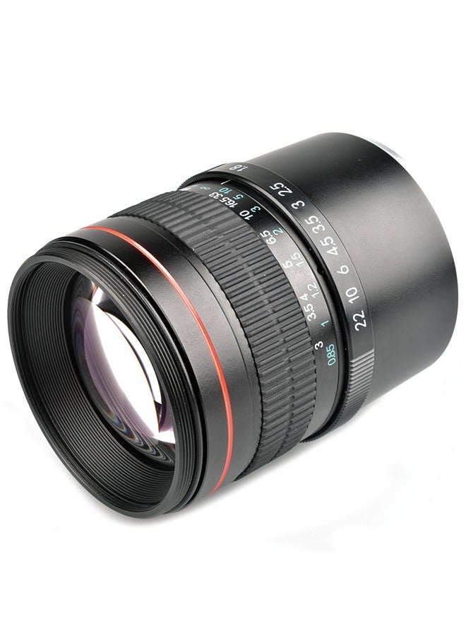 85mm F1.8 Large Aperture Prime Portrait Lens – Full-Frame Manual Focus for Sony E-Mount Mirrorless Cameras