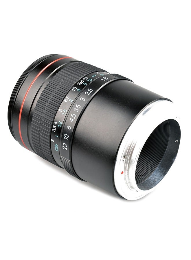 85mm F1.8 Large Aperture Prime Portrait Lens – Full-Frame Manual Focus for Sony E-Mount Mirrorless Cameras