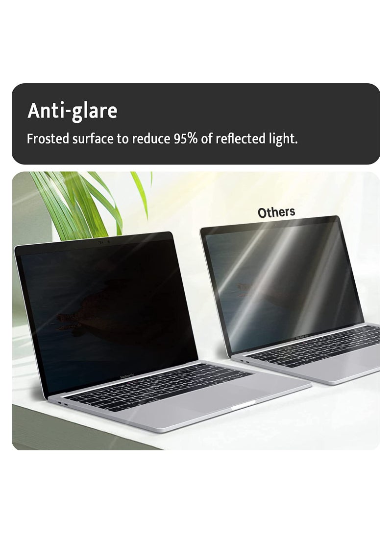 Magnetic Privacy Screen Protector for Macbook Air 13 Inch and Pro 13 Inch Anti Blue Light Glare Filter Removable Compatible with M1 M2 2016 to 2021