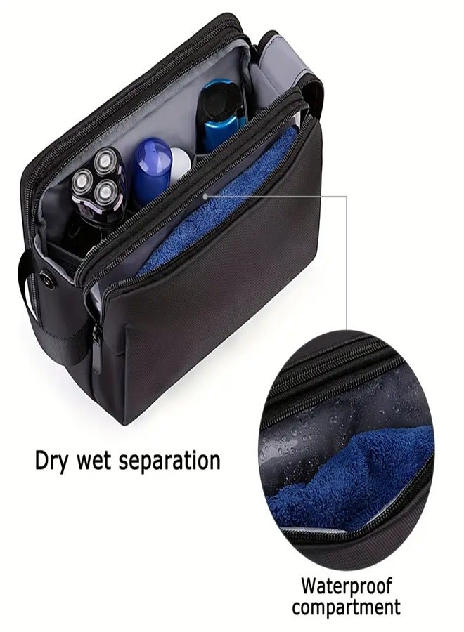 Toiletry Bag For Men, Travel Toiletry Organizer, Water-resistant Shaving Bag For Toiletries Accessories