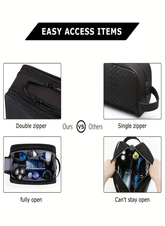 Toiletry Bag For Men, Travel Toiletry Organizer, Water-resistant Shaving Bag For Toiletries Accessories