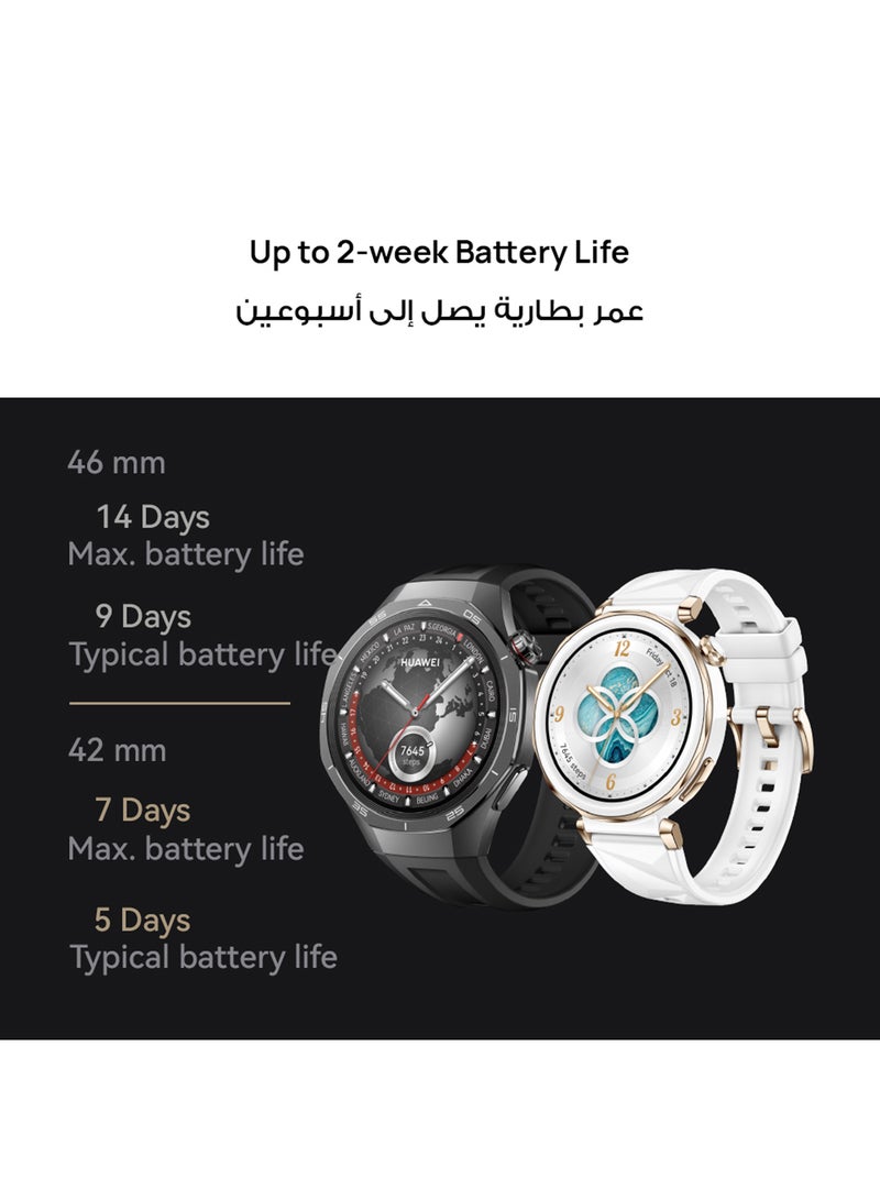 WATCH GT5 Pro 46mm Smartwatch, HW Care + 3 Month Extra warranty + Freebuds5i + Strap, Titanium