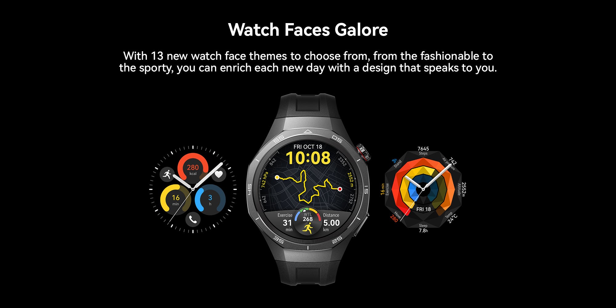 WATCH GT5 Pro 46mm Smartwatch, HW Care + 3 Month Extra warranty + Freebuds5i + Strap, Titanium