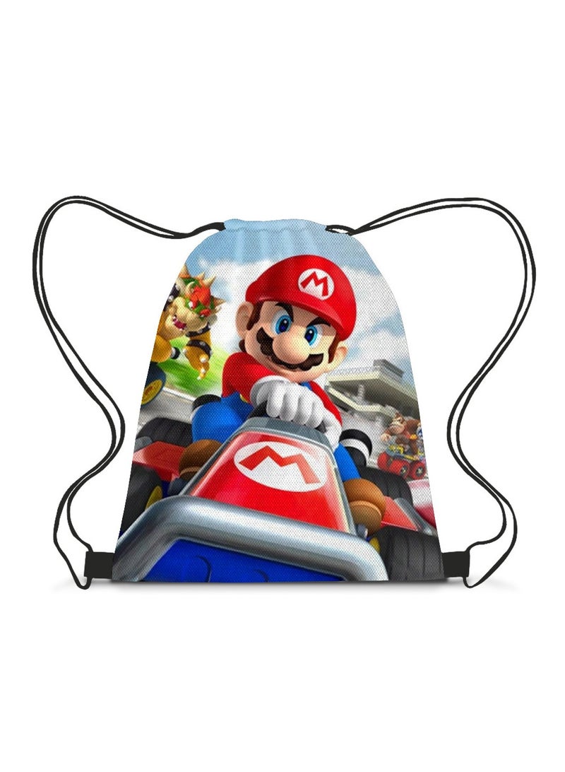 Mario Drawstring Bag Backpack 35*45cm