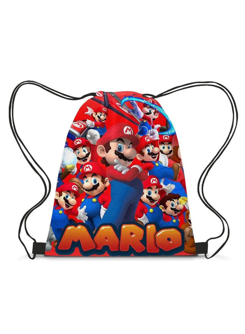 Mario Drawstring Bag Backpack 35*45cm