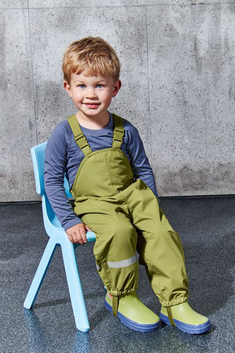 Kids Boy Plain Rain Trouser Pant, Green