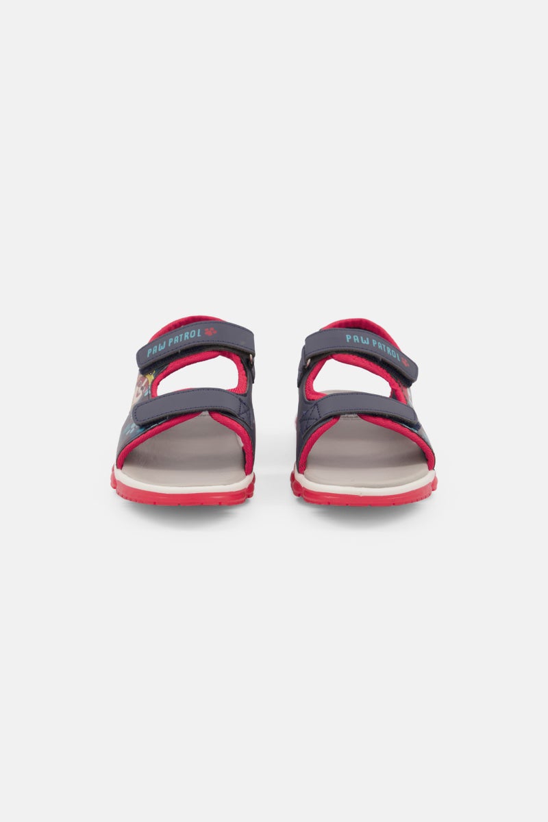 Kids Boy Velcro Closure Sandals, Navy Combo