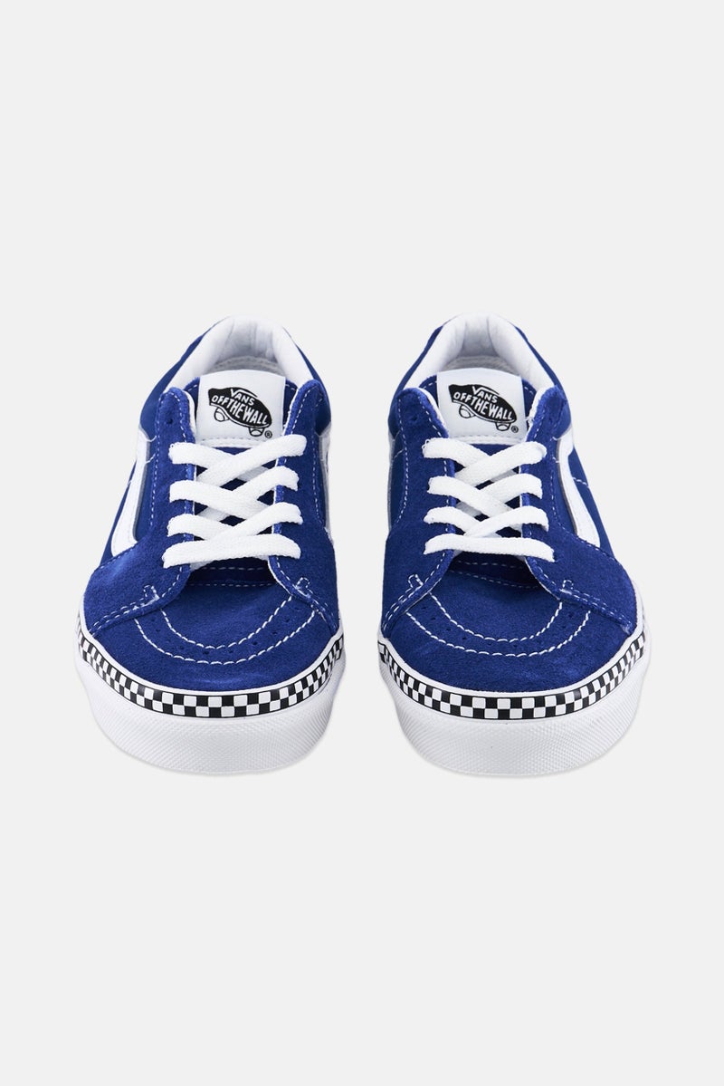 Kids Boy Sk8-Low Lace Up Shoes, Blue/White