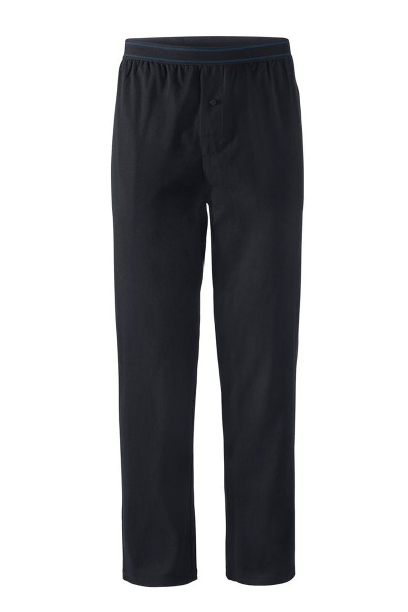 Men Regular Fit Solid Trouser, Black