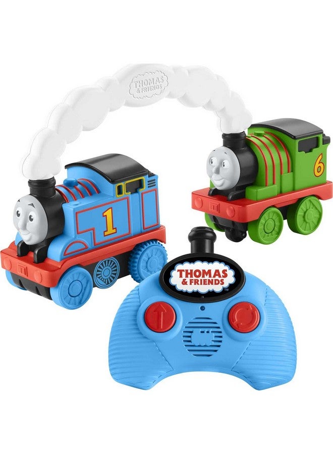 Remoted Controlled Toy Train Engines Race & Chase Rc For Toddlers & Preschool Kids Ages 2+ Years