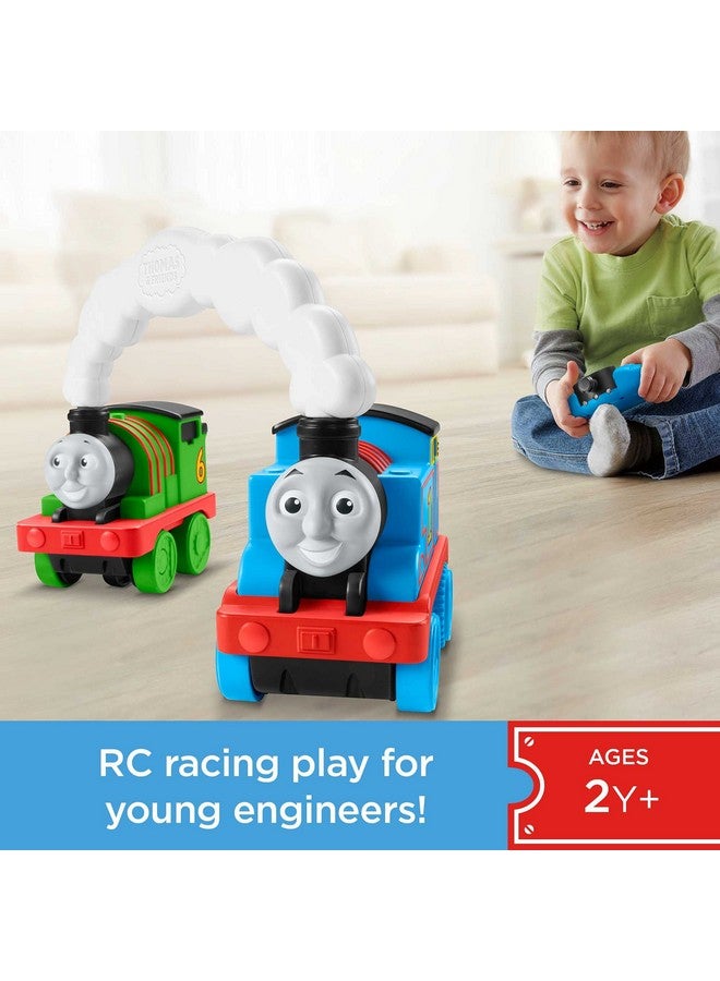 Remoted Controlled Toy Train Engines Race & Chase Rc For Toddlers & Preschool Kids Ages 2+ Years