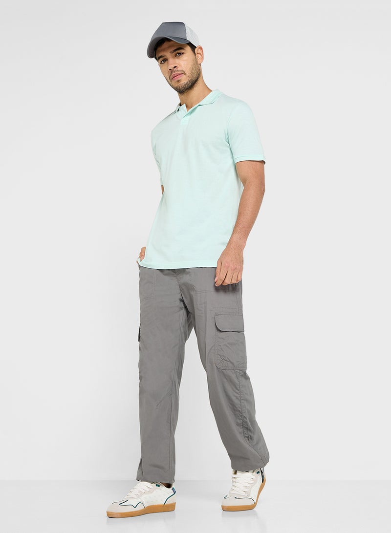 MENS COTTON POPLIN CARGO PANT