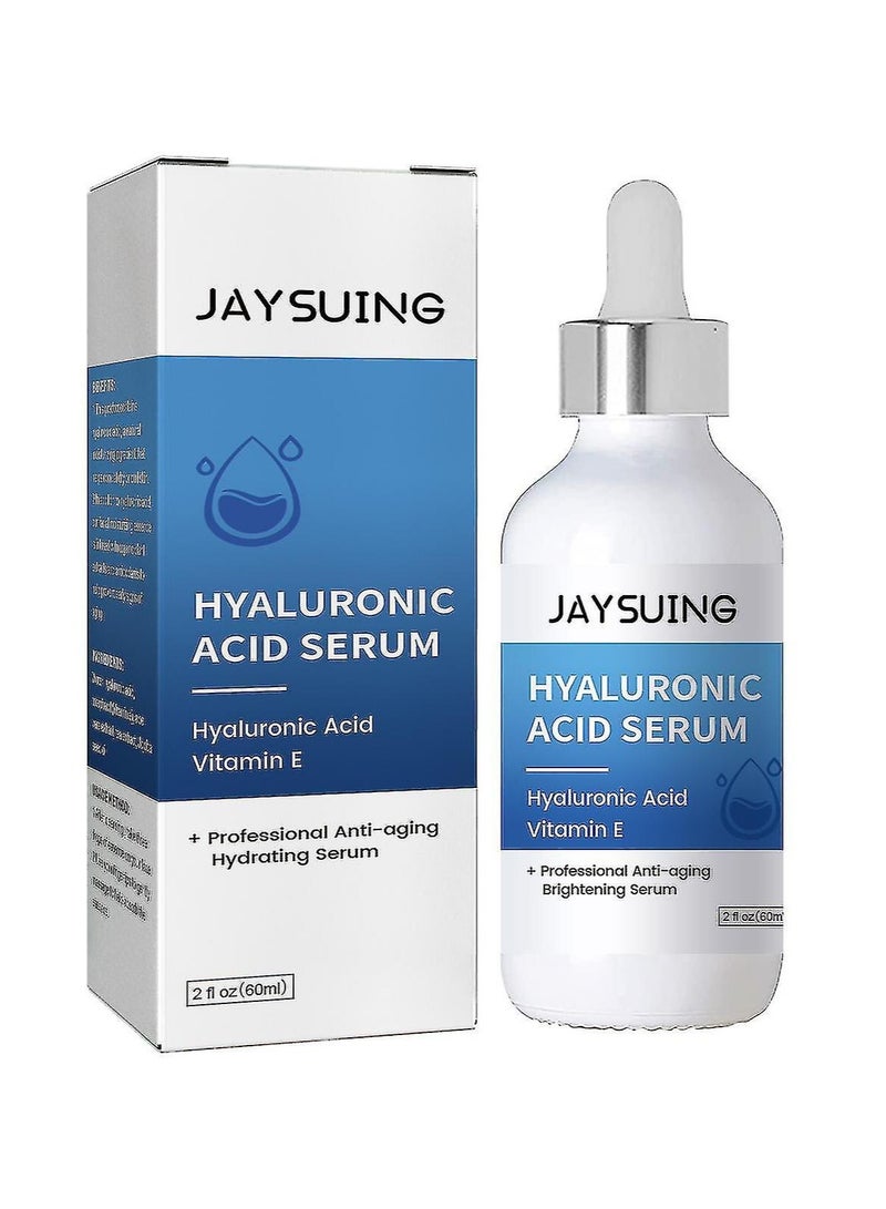 Skin Hyaluronic Acid Serum Face Serum Solution with Vitamin E