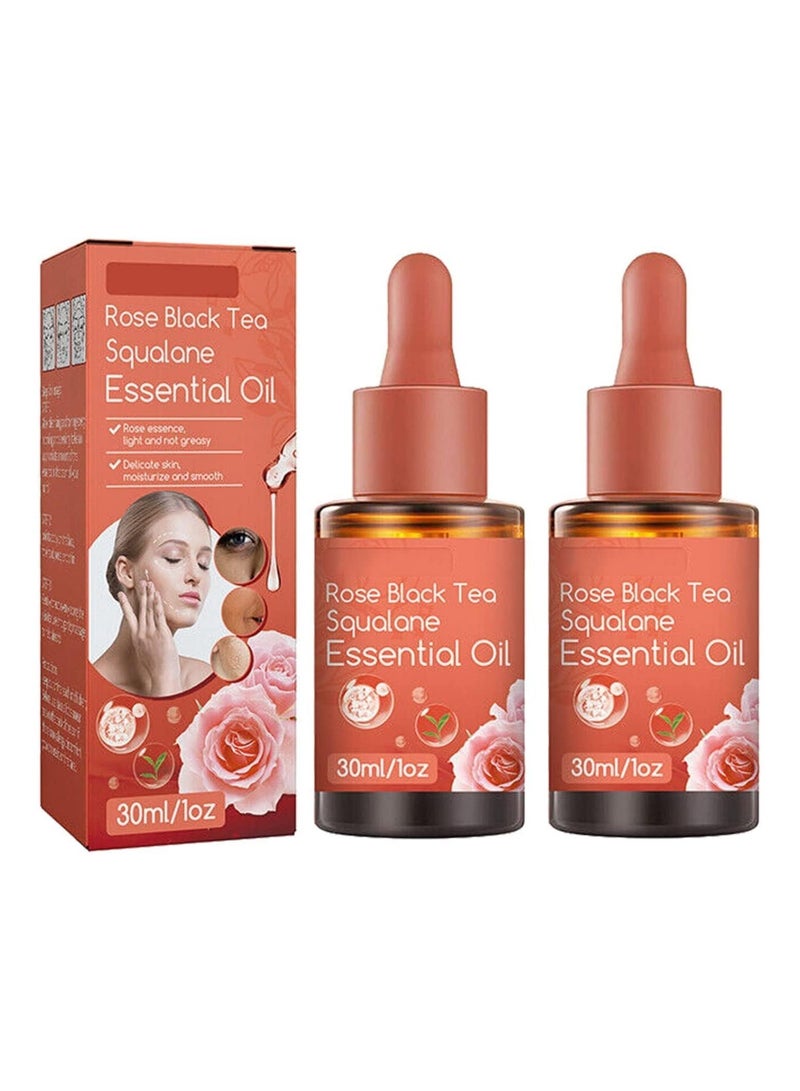 30ml Rose Black Tea Essential Face Oil, Anti-Aging, Anti-Wrinkle Serum