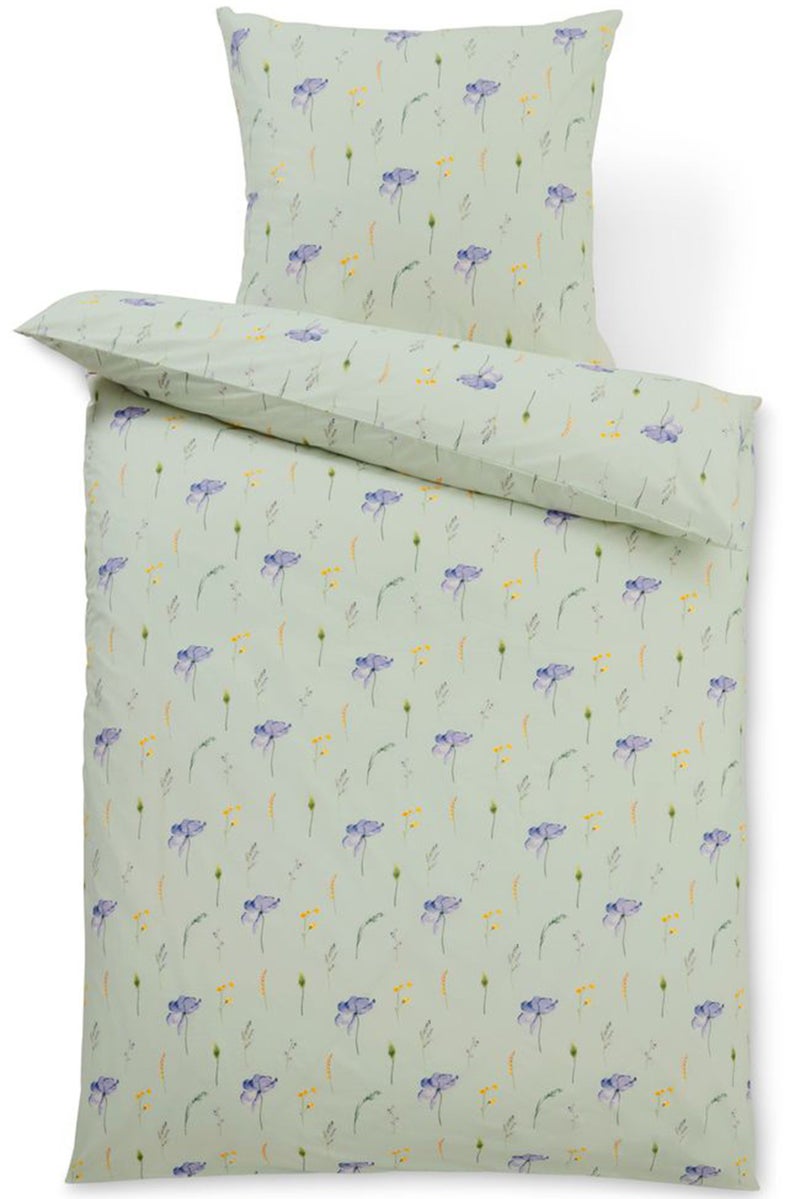 Premium Cotton Duvet Set 135 x 200 cm, Mint Combo