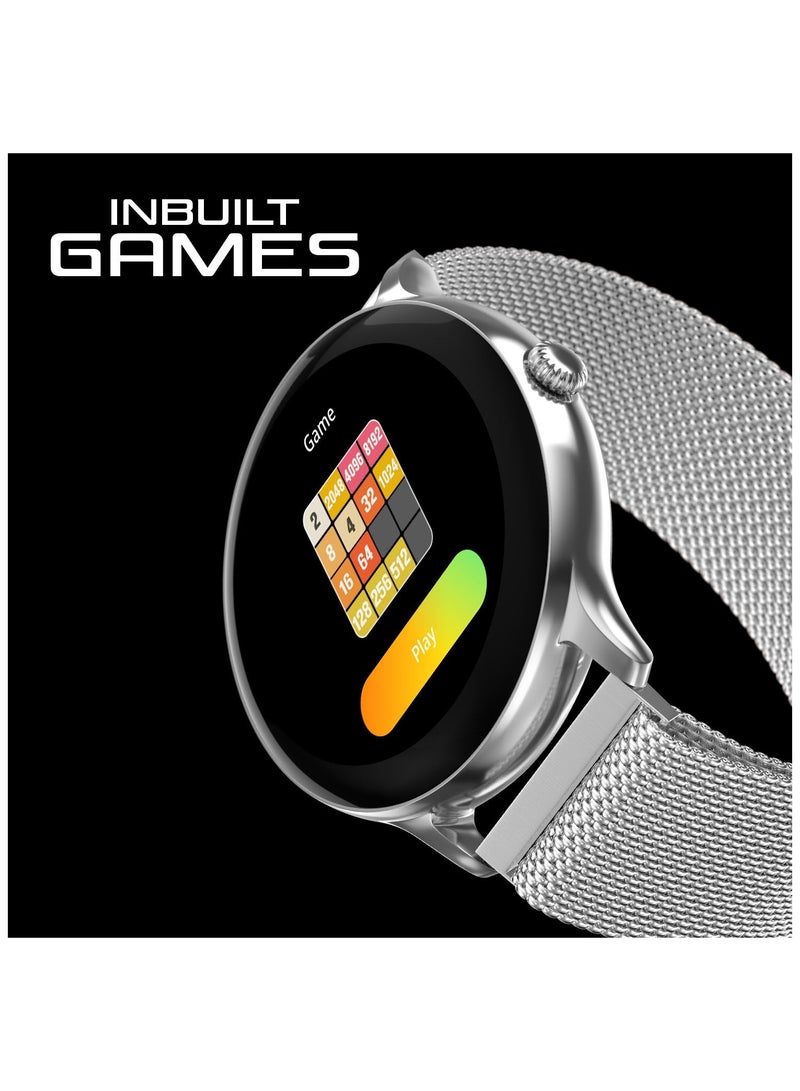 Fire-Boltt Ace Luxury Phoenix AMOLED Stainless Steel Smart Watch 1.43