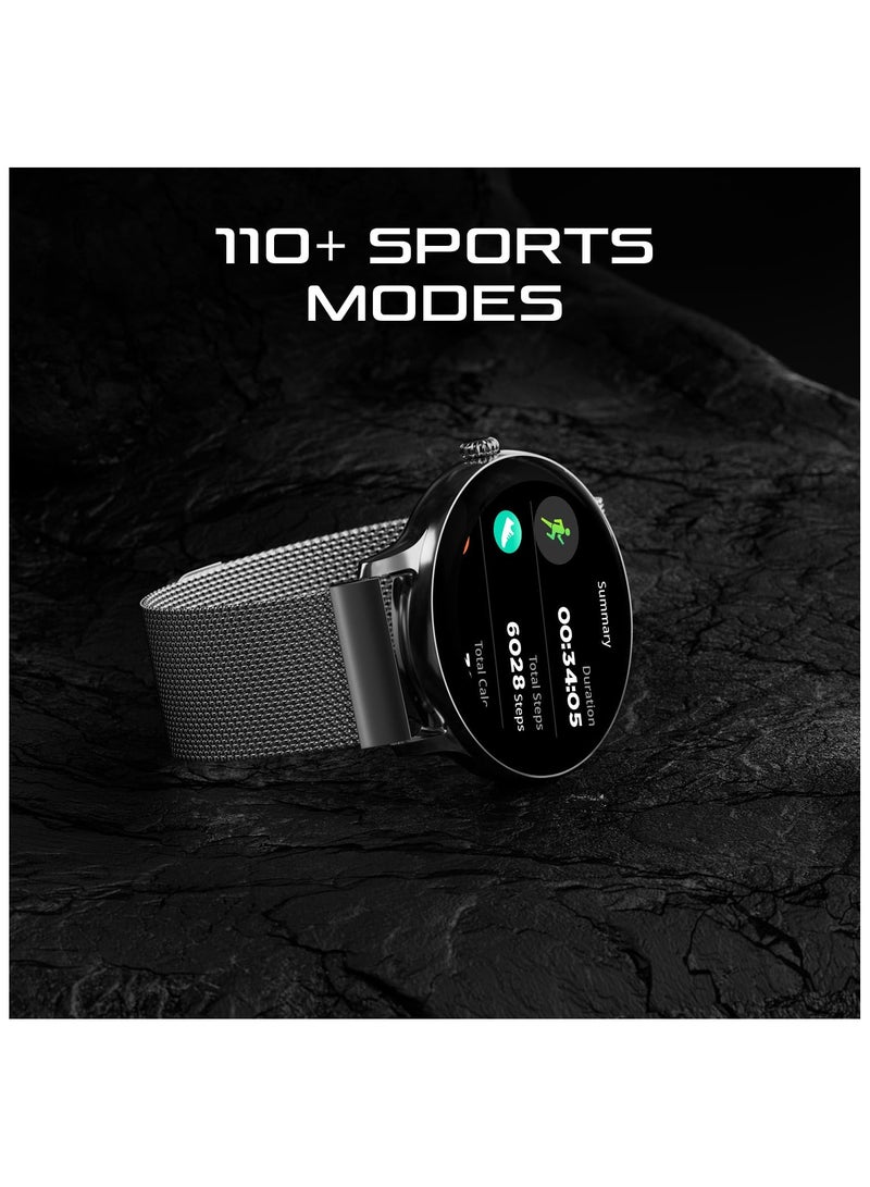 Fire-Boltt Ace Luxury Phoenix AMOLED Stainless Steel Smart Watch 1.43