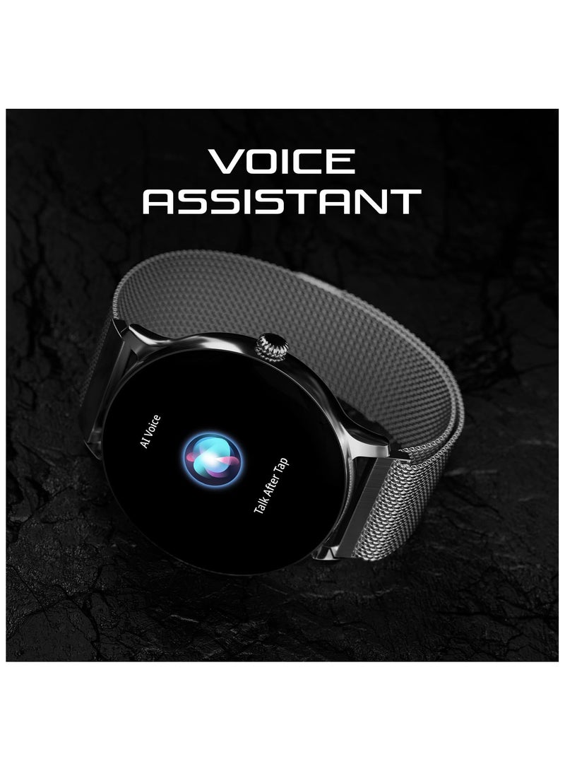 Fire-Boltt Ace Luxury Phoenix AMOLED Stainless Steel Smart Watch 1.43