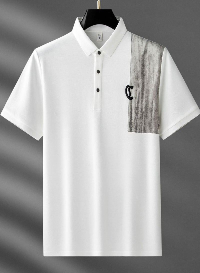 New Men's Casual T-Shirt With Short Sleeves