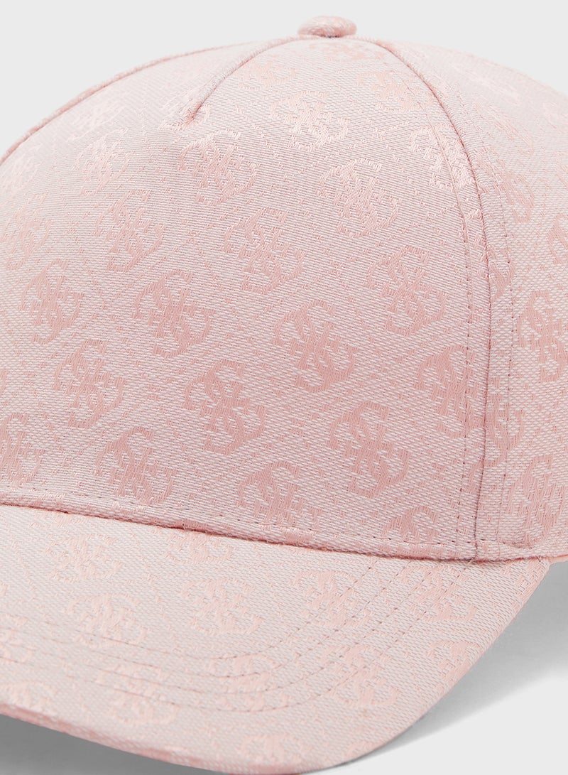 Printed Curved Peak Cap