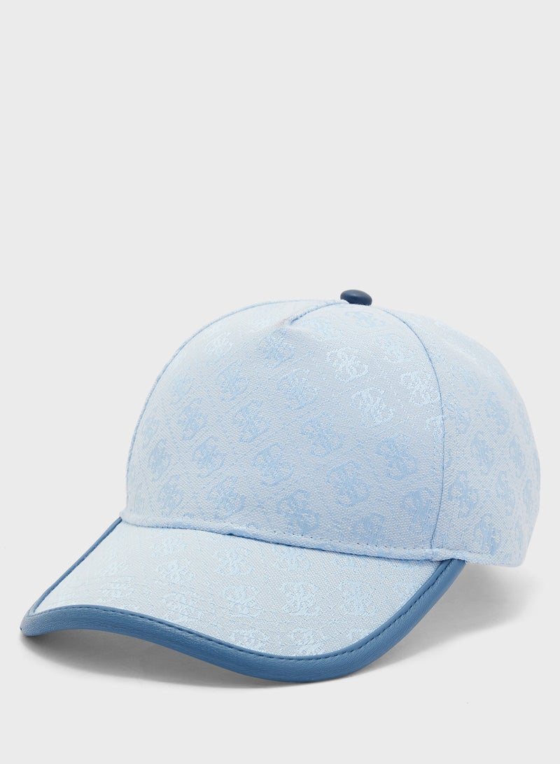 Printed Curved Peak Cap