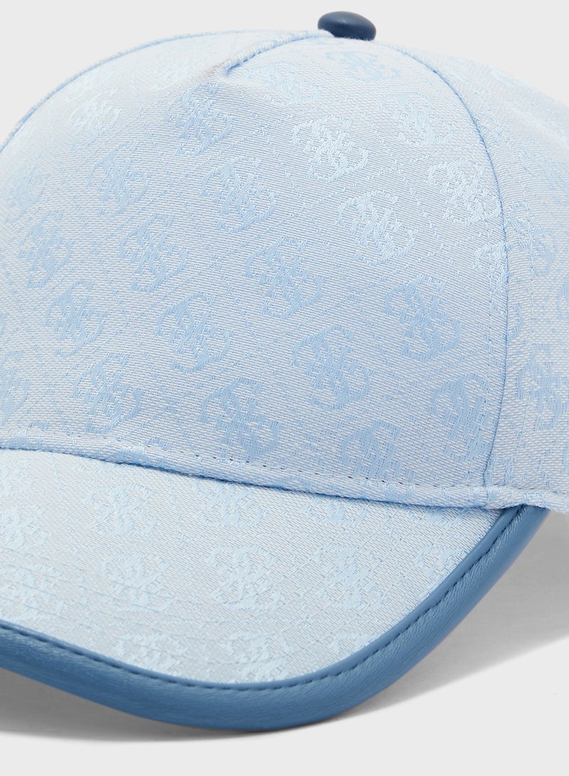 Printed Curved Peak Cap