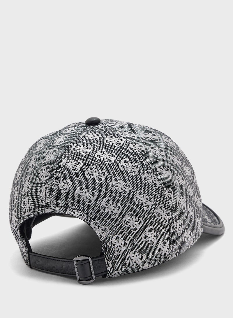 Printed Curved Peak Cap