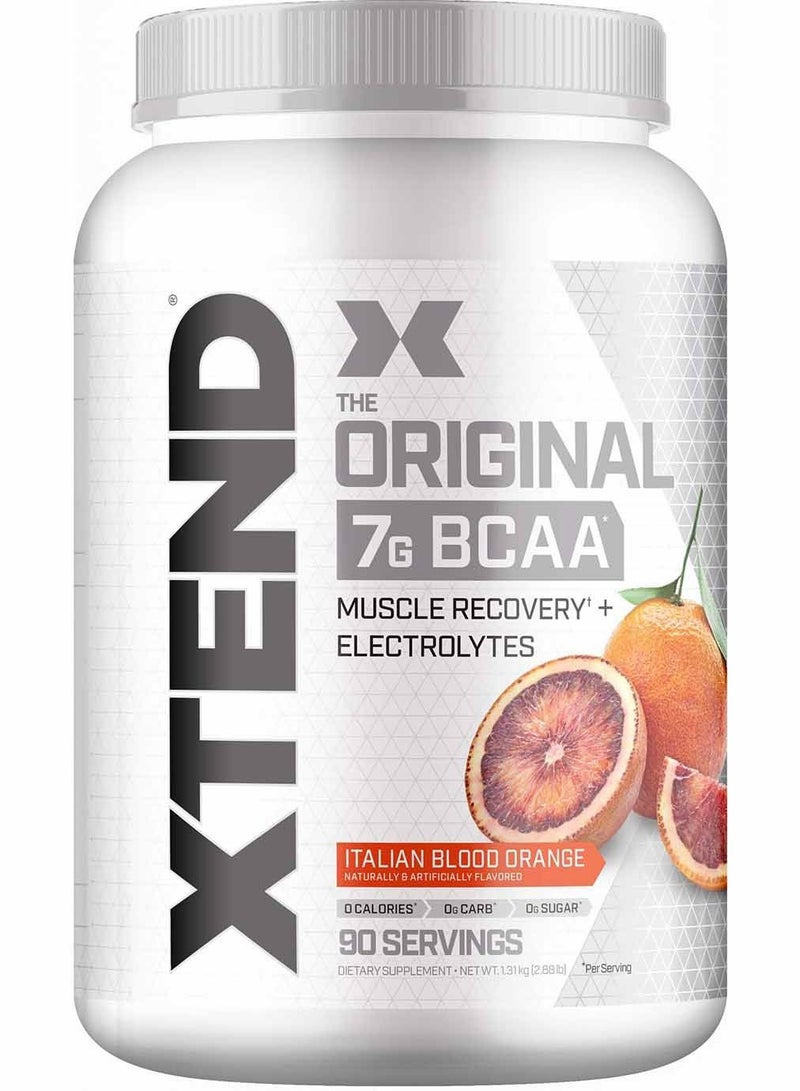 Xtend Original BCAA Powder, Sugar Free Post Workout, Muscle Recovery, Drink With Amino Acids 7g BCAAs, For Men And Women,Italian Blood Orange Flavor , 90 Servings