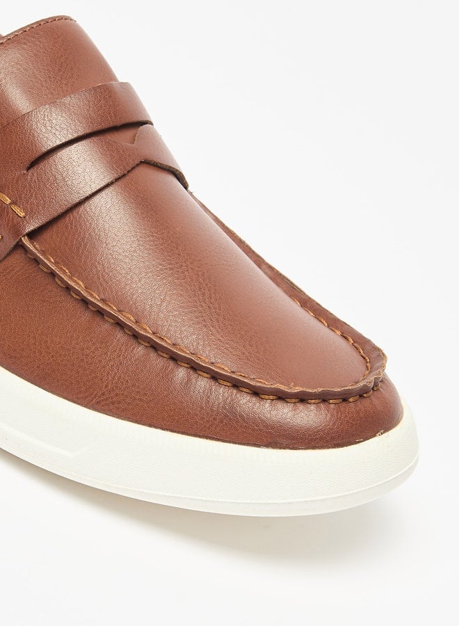 Men's Solid Slip-On Loafers