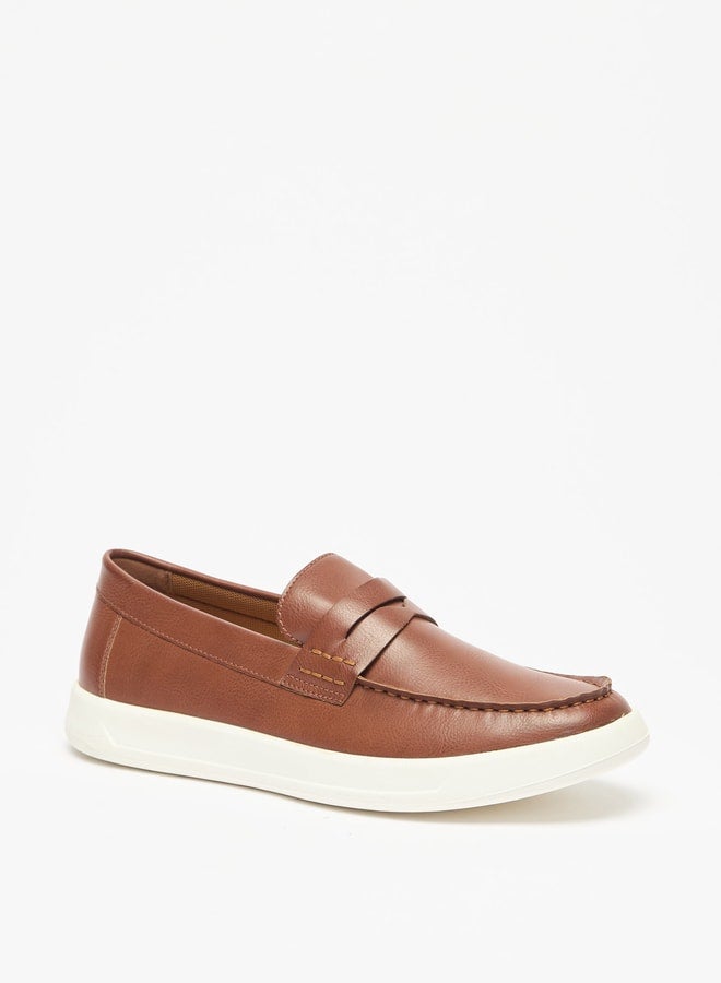 Men's Solid Slip-On Loafers