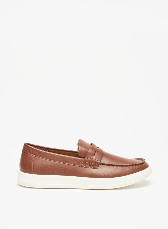 Men's Solid Slip-On Loafers