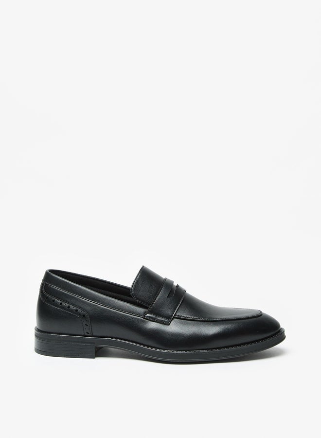 Solid Slip-On Loafers