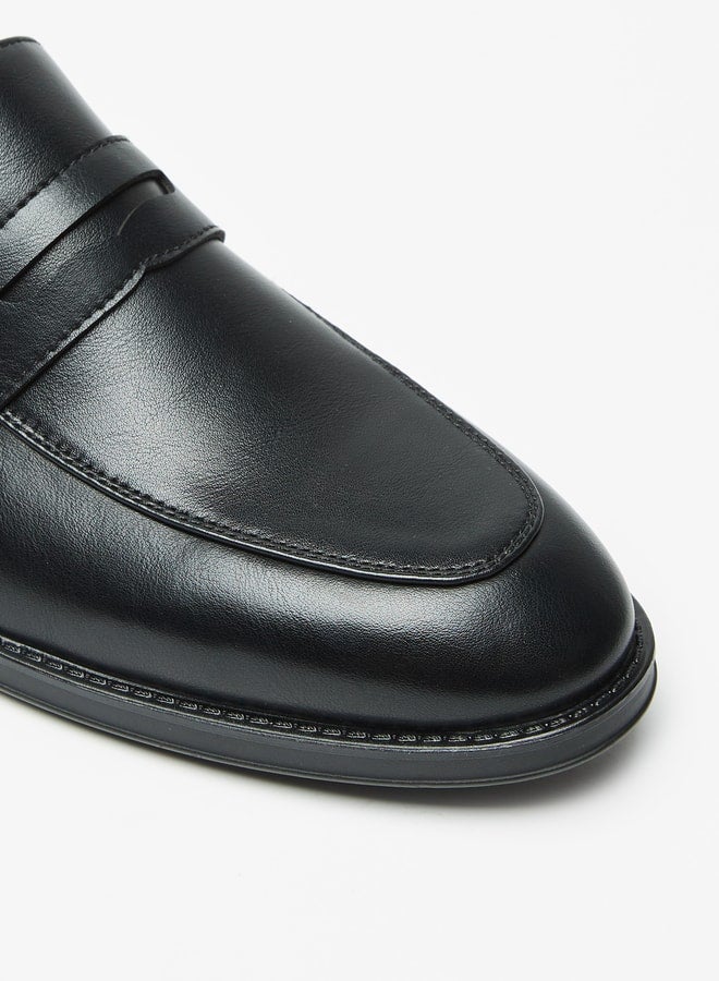 Solid Slip-On Loafers