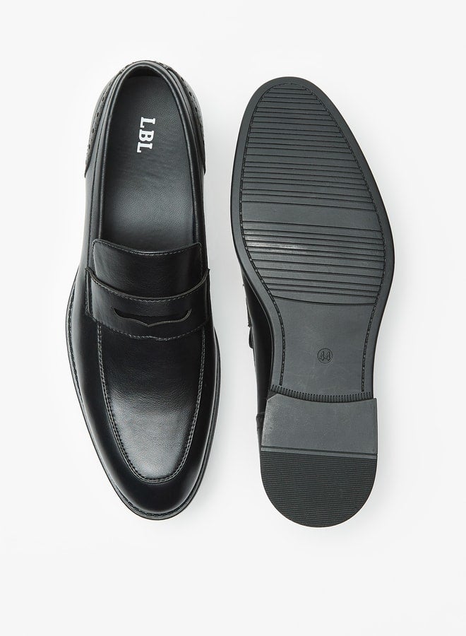 Solid Slip-On Loafers