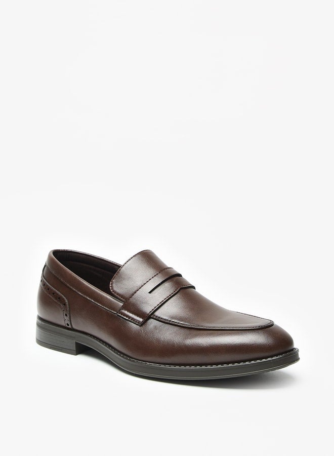 Solid Slip-On Loafers