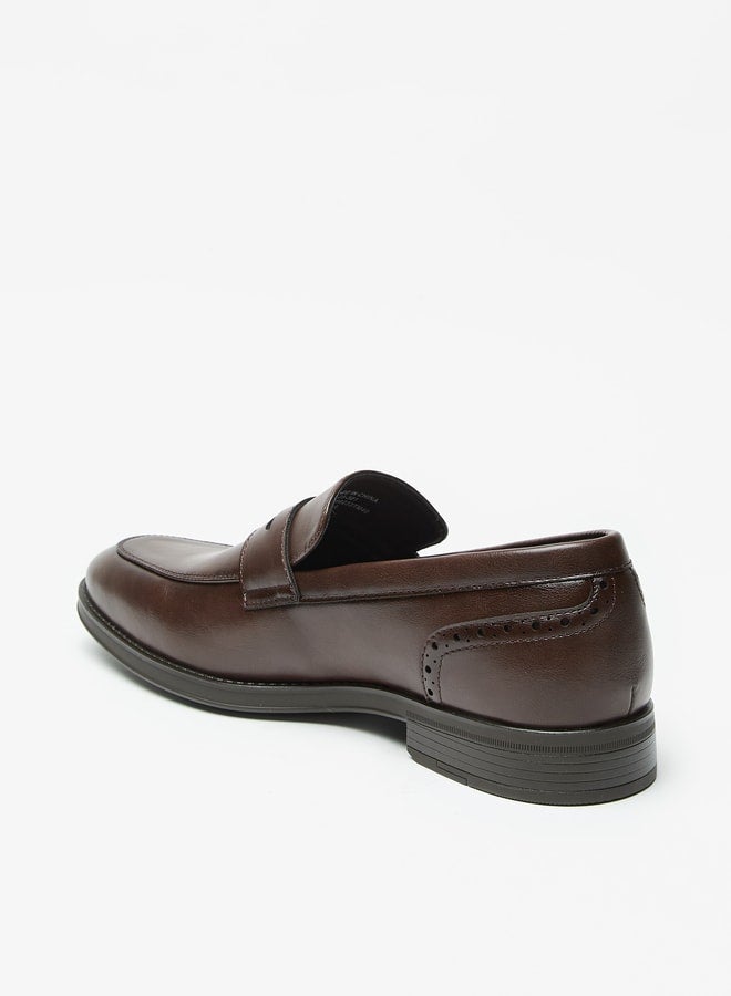 Solid Slip-On Loafers