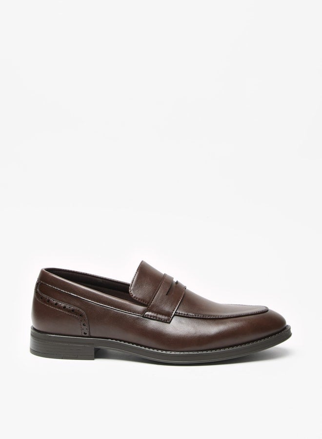 Solid Slip-On Loafers