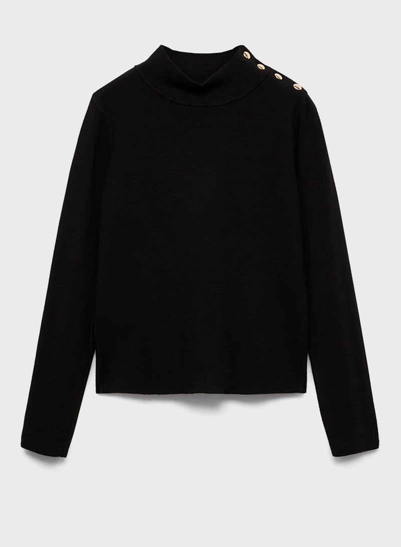 Luccapk Botton Sweater