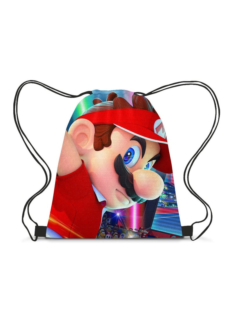 Mario Drawstring Bag Backpack 35*45cm