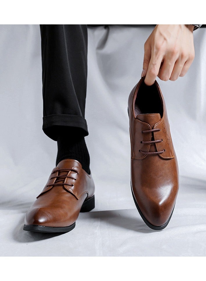 Versatile Retro Casual Leather Shoes