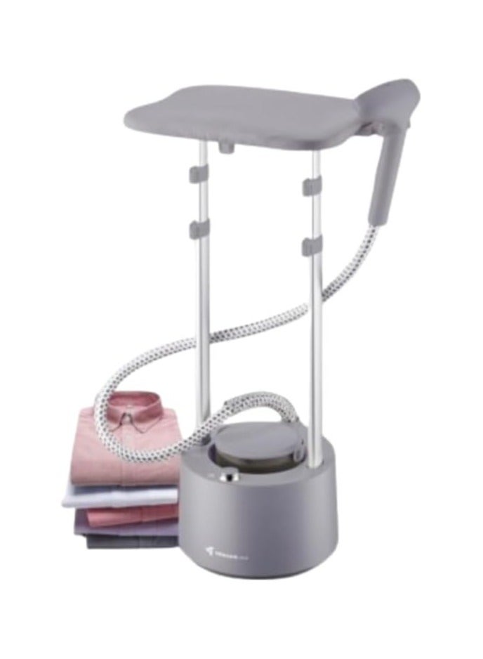 MEBASHI Garment Steamer with Adjustable Poles, Ironing Board, Iron, Hanger, Brush (ME-GST821) (Black)