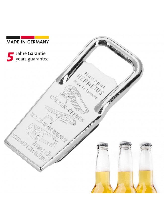 Westmark Germany Hermetus Steel 3-In-1 Resealer Beer Bottle Opener