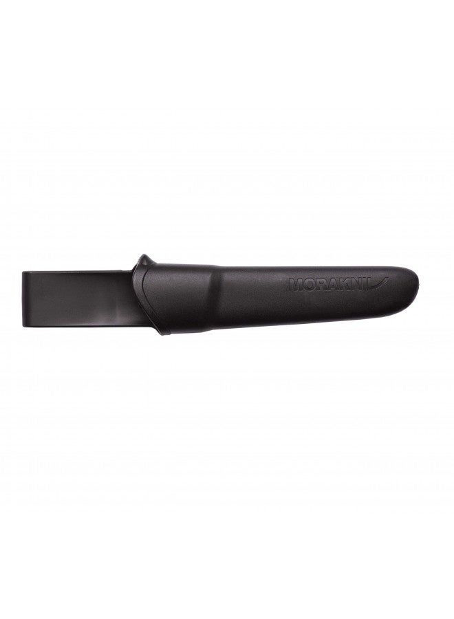 Morakniv Companion Sandvik Stainless Steel Fixed-Blade Knife With Sheath, 4.1 Inch