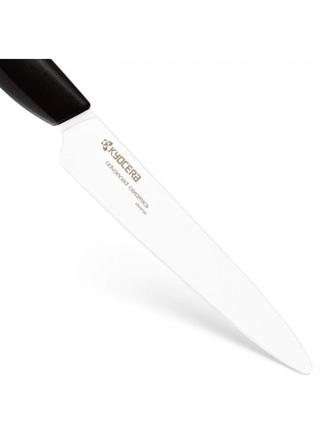 Kyocera Revolution Ceramic Kitchen Knife, 5-Inch, White