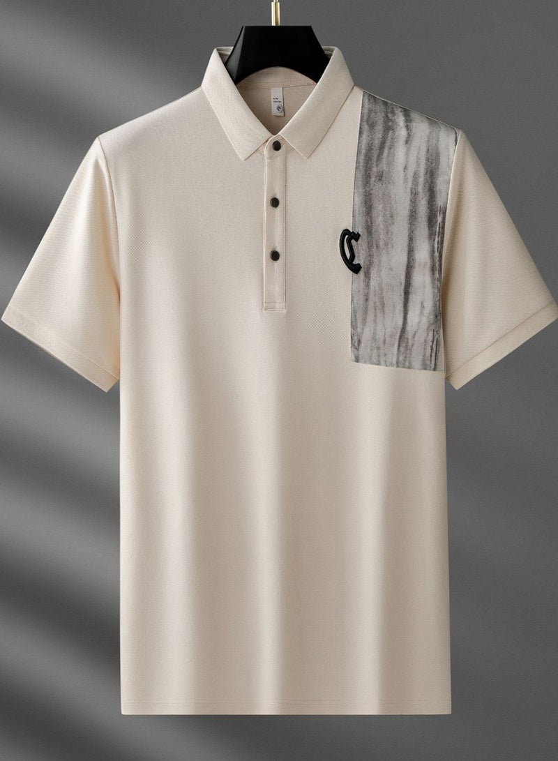 New Men's Casual T-Shirt With Short Sleeves