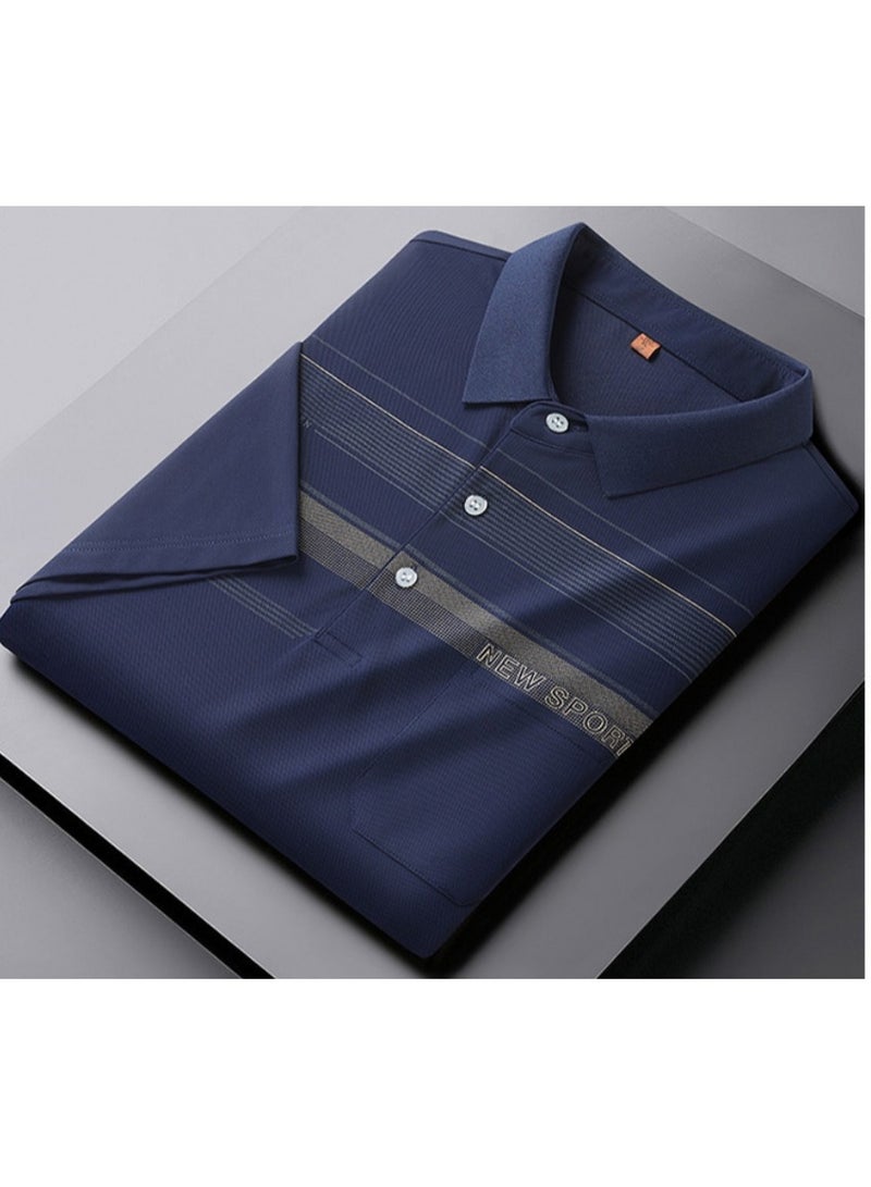 New Men's Casual T-shirt With Short Sleeves