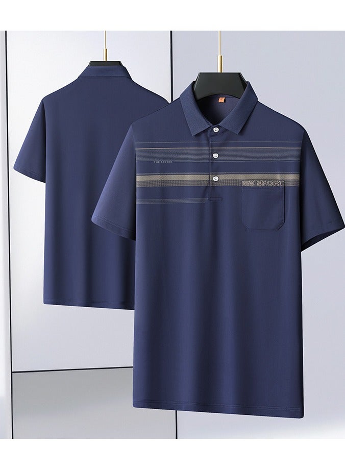New Men's Casual T-shirt With Short Sleeves