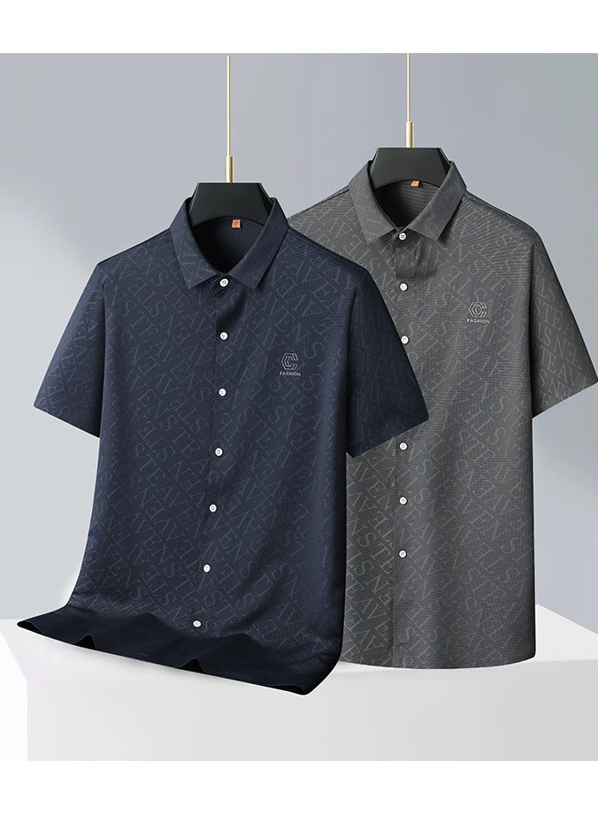 New Men's Casual T-shirt With Short Sleeves