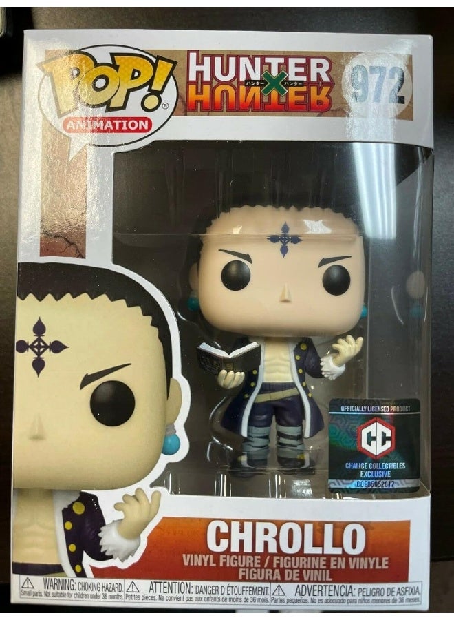 Funko Pop! Hunter X Hunter: Chrollo #972 Exclusive with Chalice Collectibles Pop Protector Case